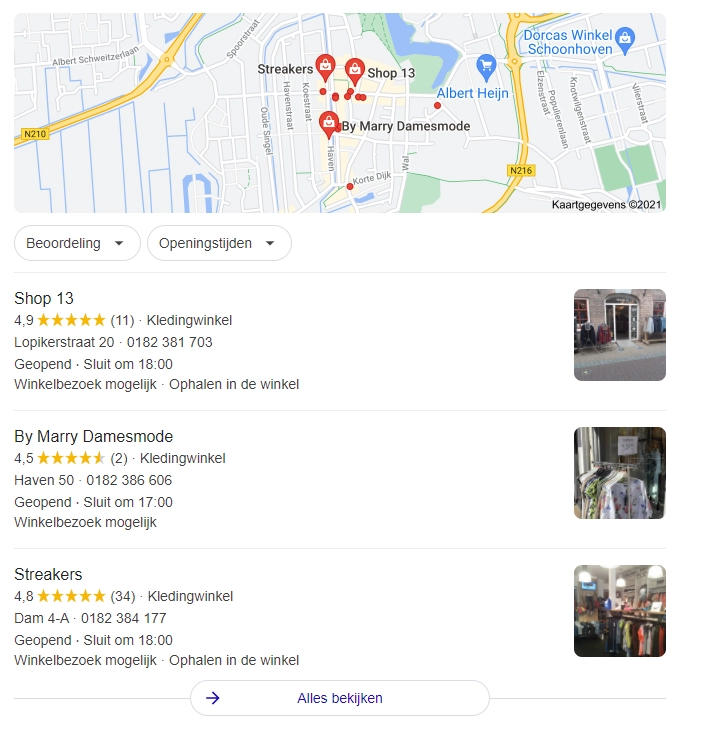 Hoe werkt een lokale zoekopdracht in Google?